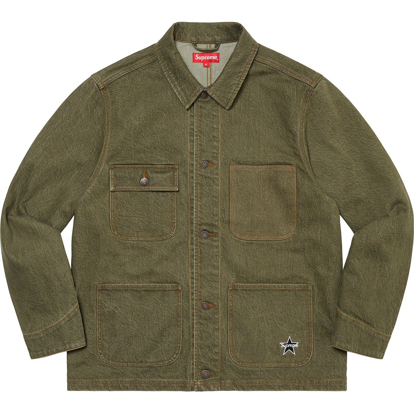 Denim Chore Coat view 7